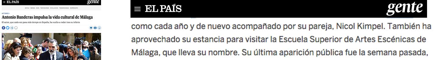 El País ESAEM Antonio Banderas